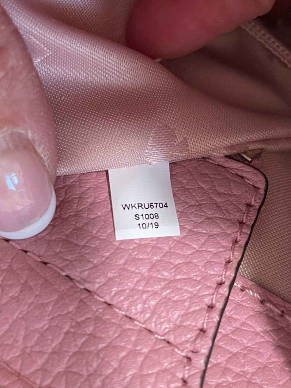 Kate Spade, Rowe, zip-top satchel, Pink pebbled leather with tassels EUC - Picture 11 of 16